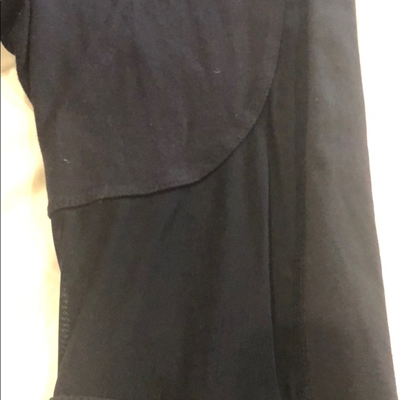 Splits59 Black Mesh Capri Leggings - Picture 5 of 7